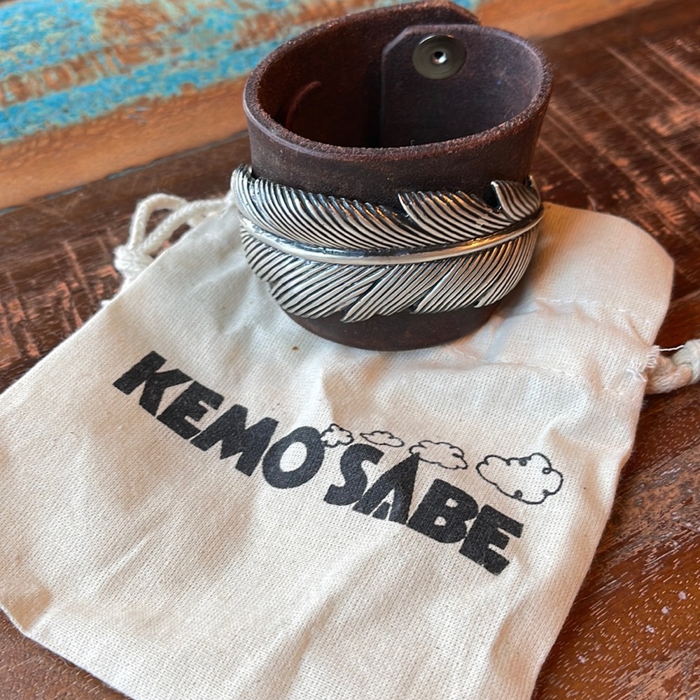 Brit West leather cuff bracelet from Kemo Sabe